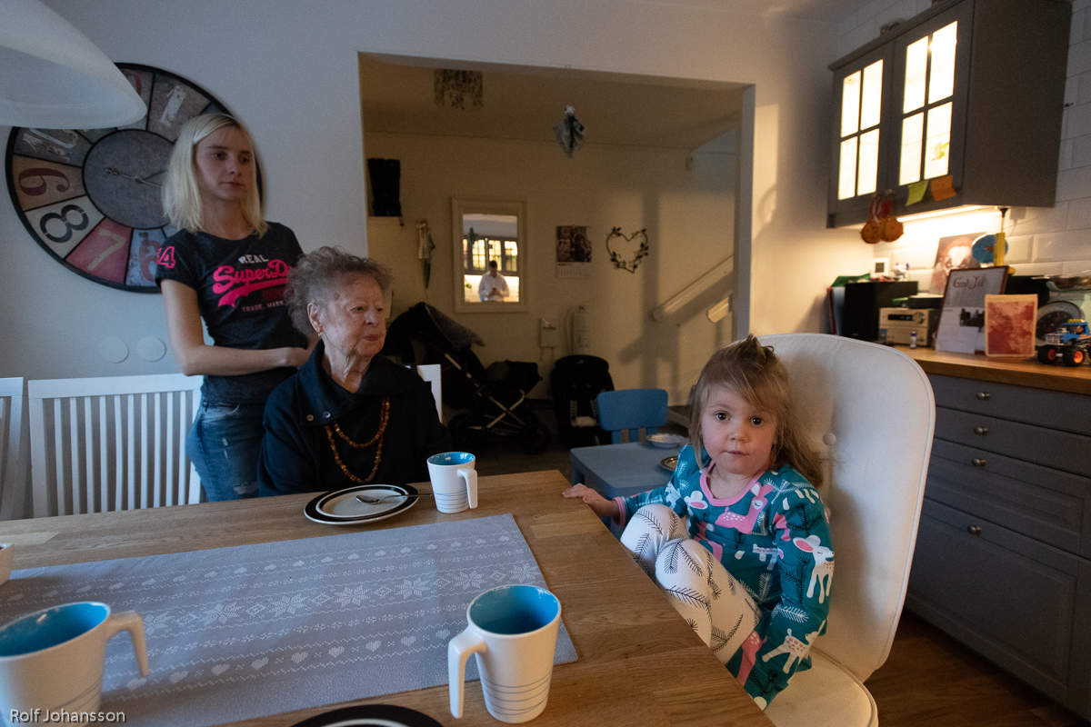 Juldagskaffe hos Gahnströms i Nynäshamn