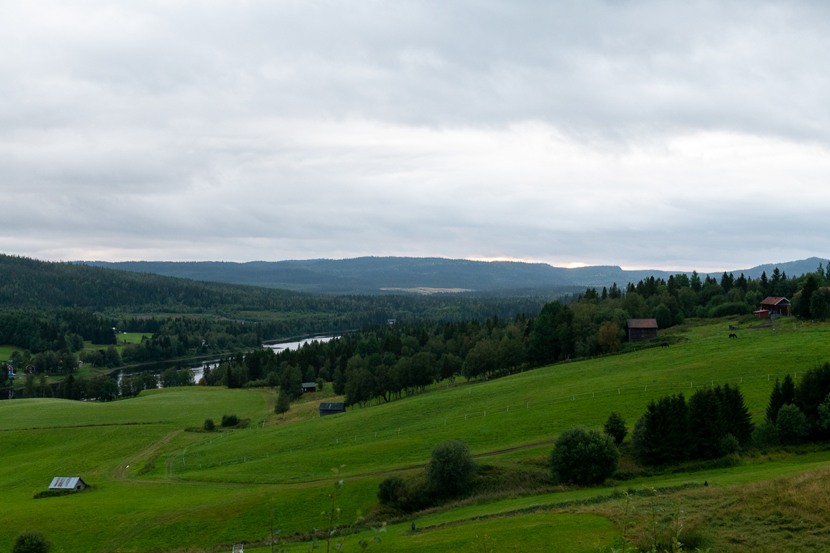 Utsikt västerut med Indalsälven