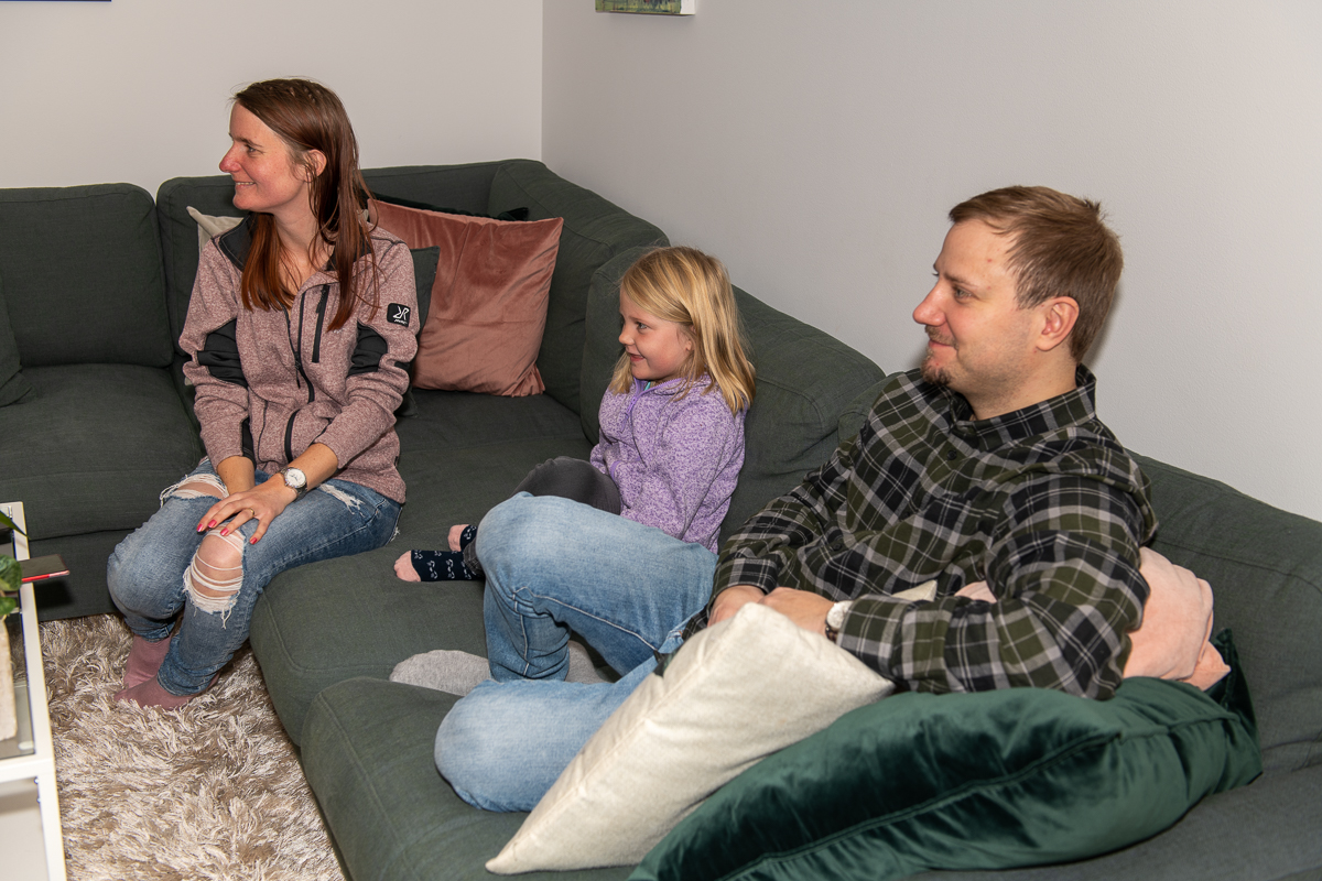 Förlovnings- och födelsedagskalas hos Erik och Natalie