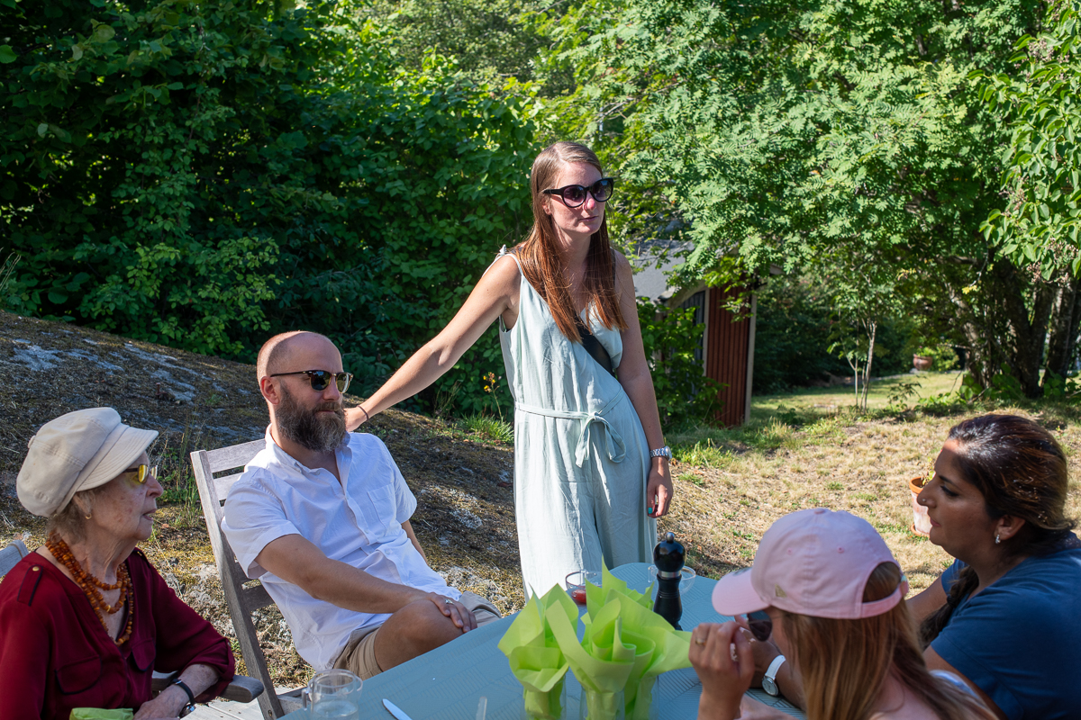 Födelsedagslunch i Stuvsta