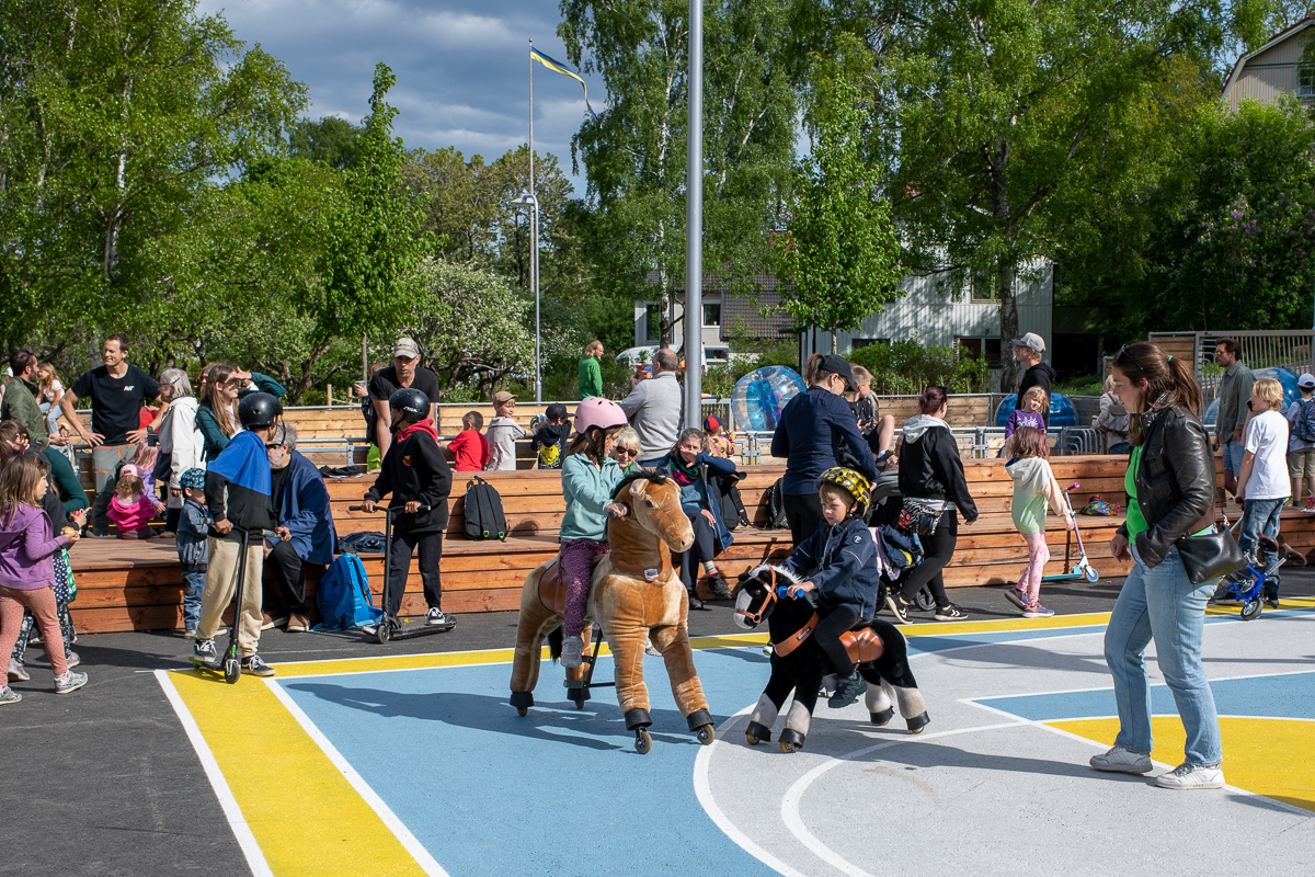 Invigning av Kräpplaparken