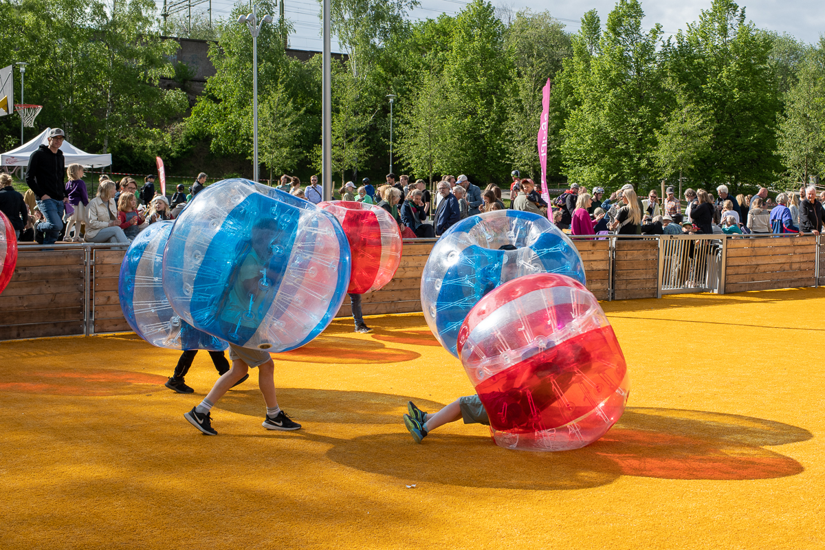 Invigning av Kräpplaparken