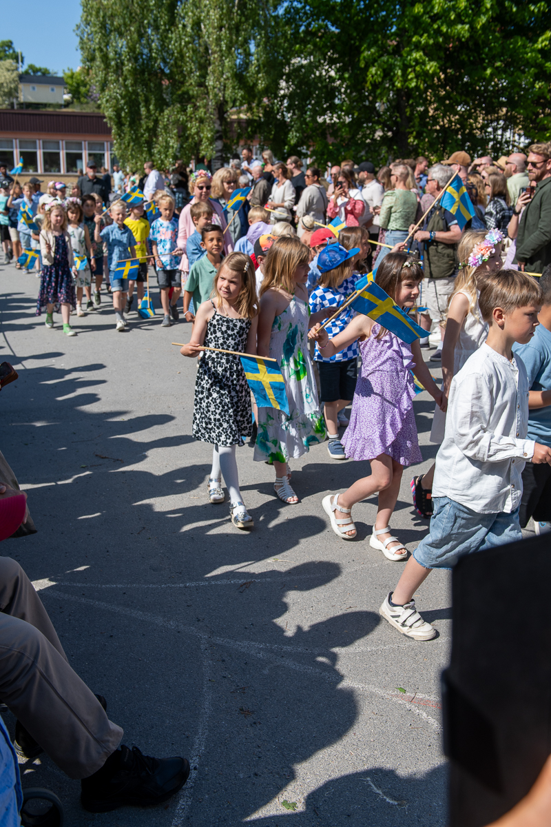 Izadoras skolavslutning, klass 1 Svandammsskolan