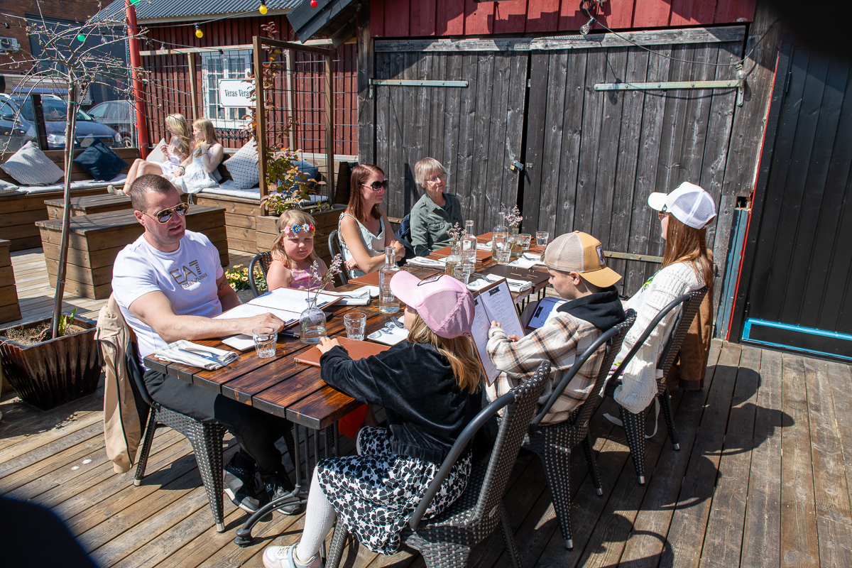 Avslutningslunch på hamnkrog