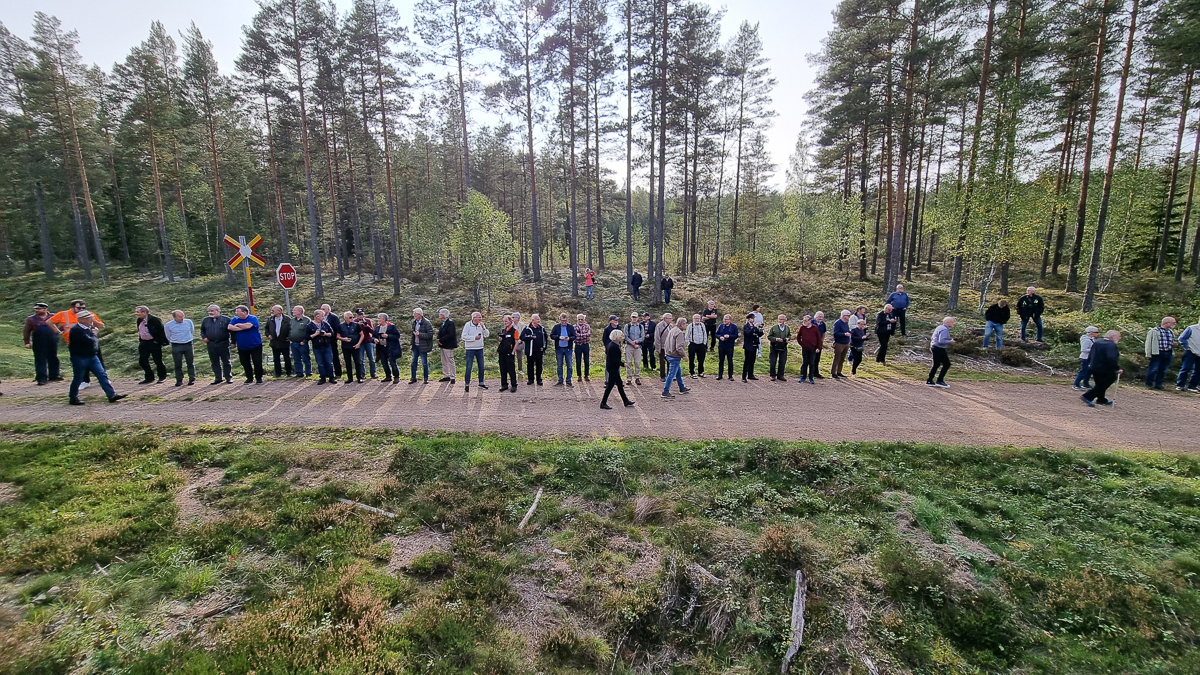 På järnvägsutflykt i Småland