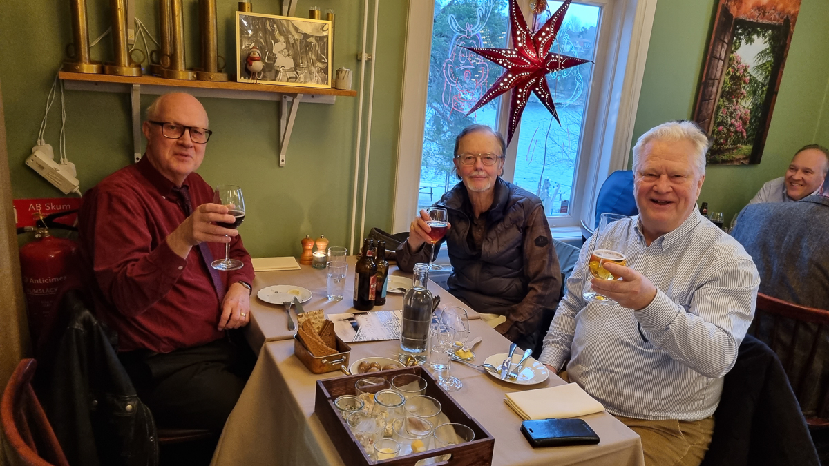 Julbord på Bockholmen med några Ericssöner