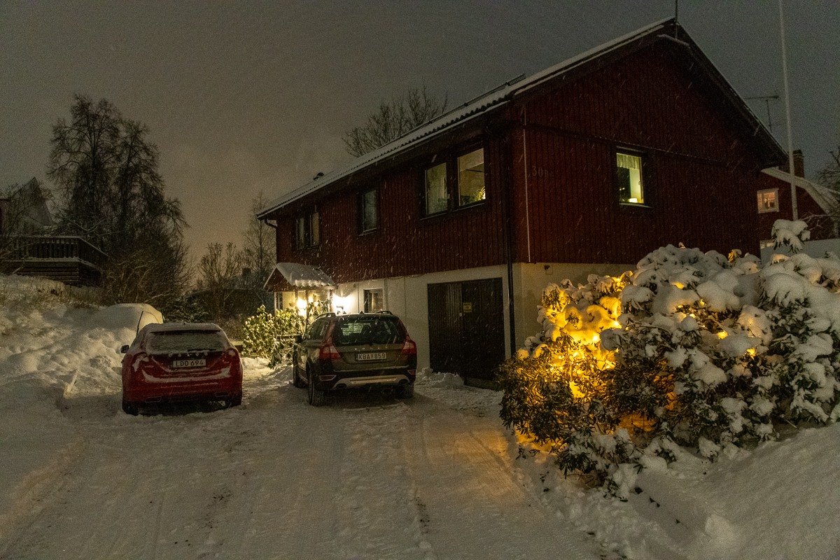 Snön kom tidigt i år