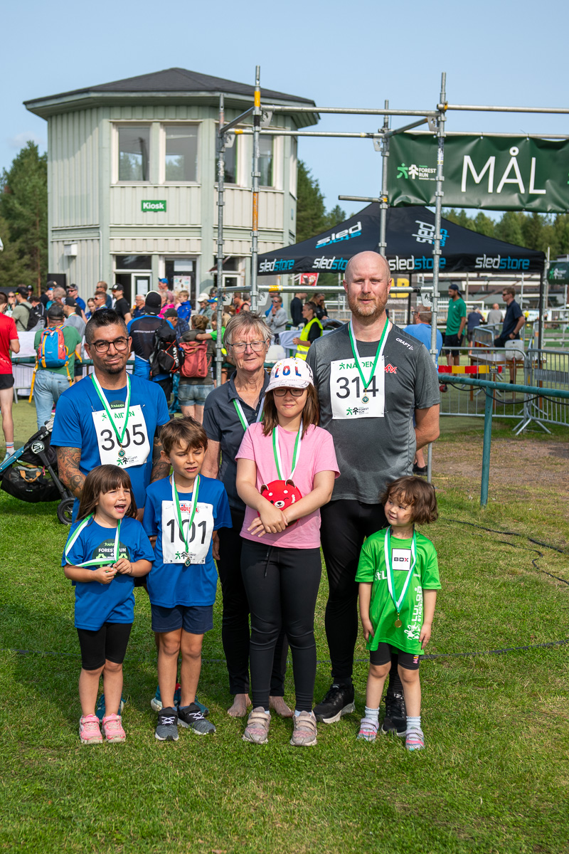 De medaljerade löparna