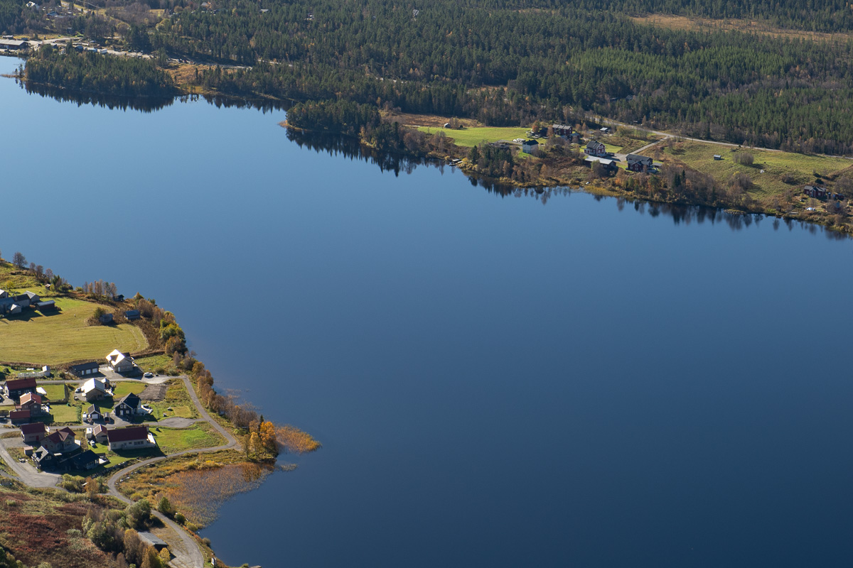 Utsikt från raststugan på Funäsdalsbergets topp