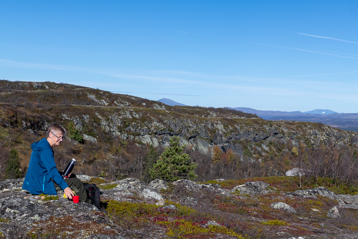 Fikapaus på Funäsdalsberget