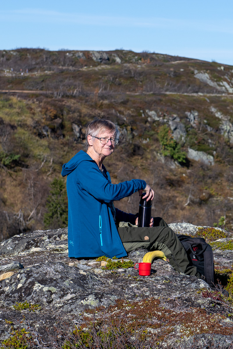 Fikapaus på Funäsdalsberget