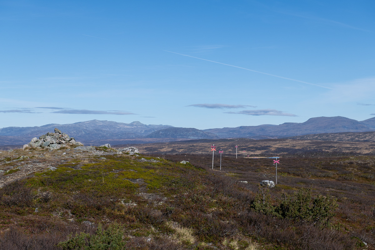 Utsikt från Malmagsvålen, 970 möh