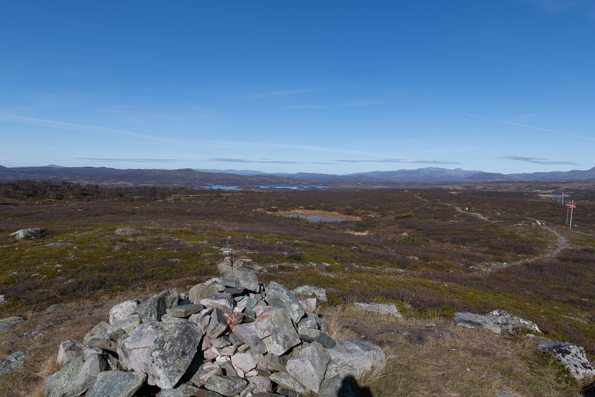 Utsikt från Malmagsvålen, 970 möh