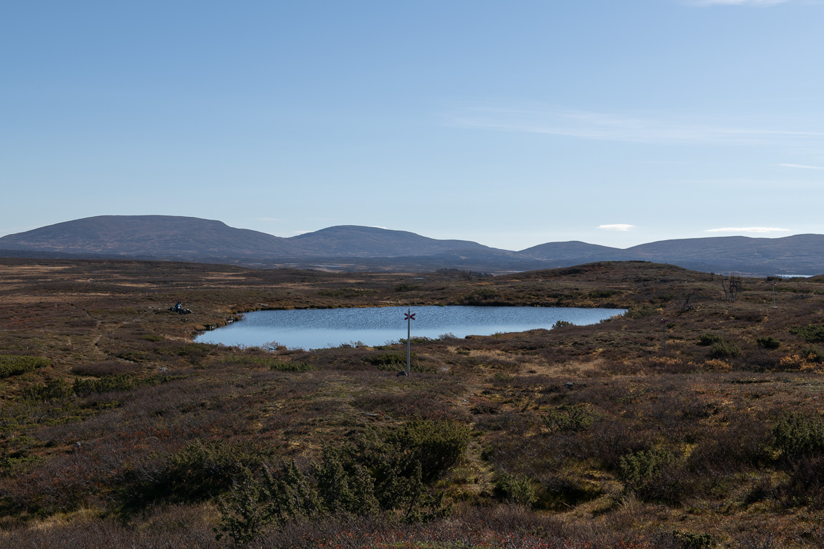 Utsikt från Malmagsvålen, 970 möh