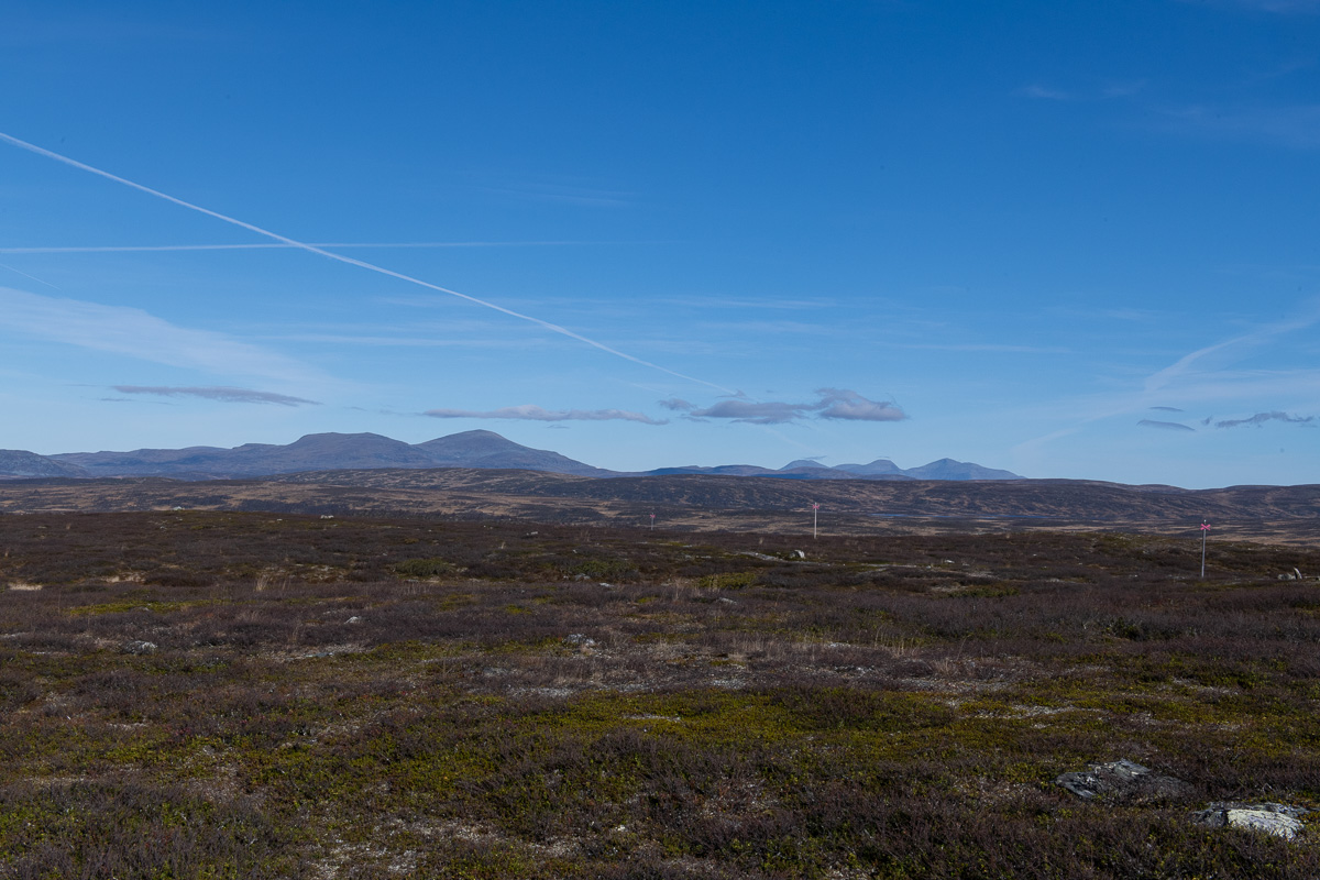 Utsikt från Malmagsvålen, 970 möh