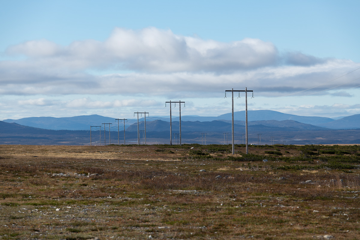 Uppe på Flatruet, 975 möh, Sveriges högst belägna bilväg