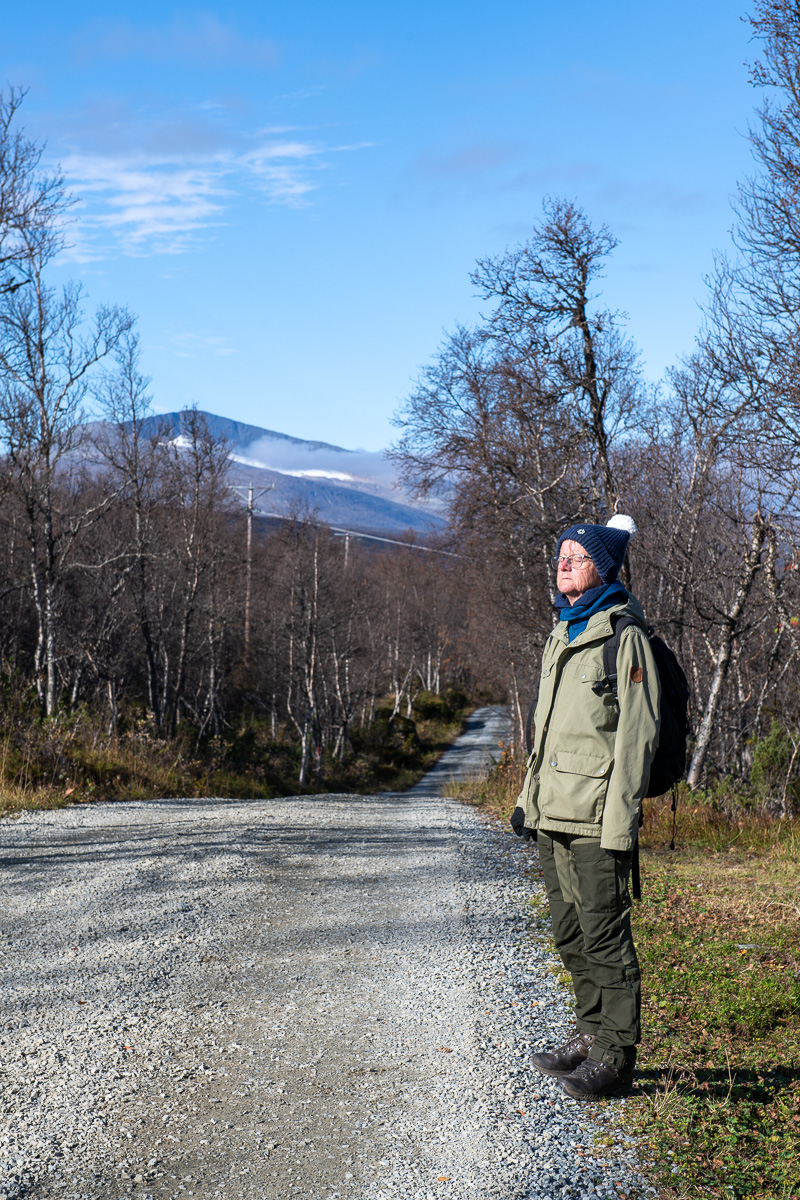 På vandring mot Helags