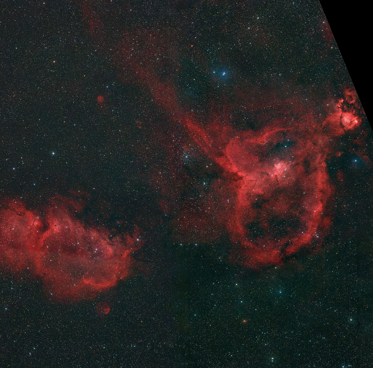IC 1805 and IC 1848
