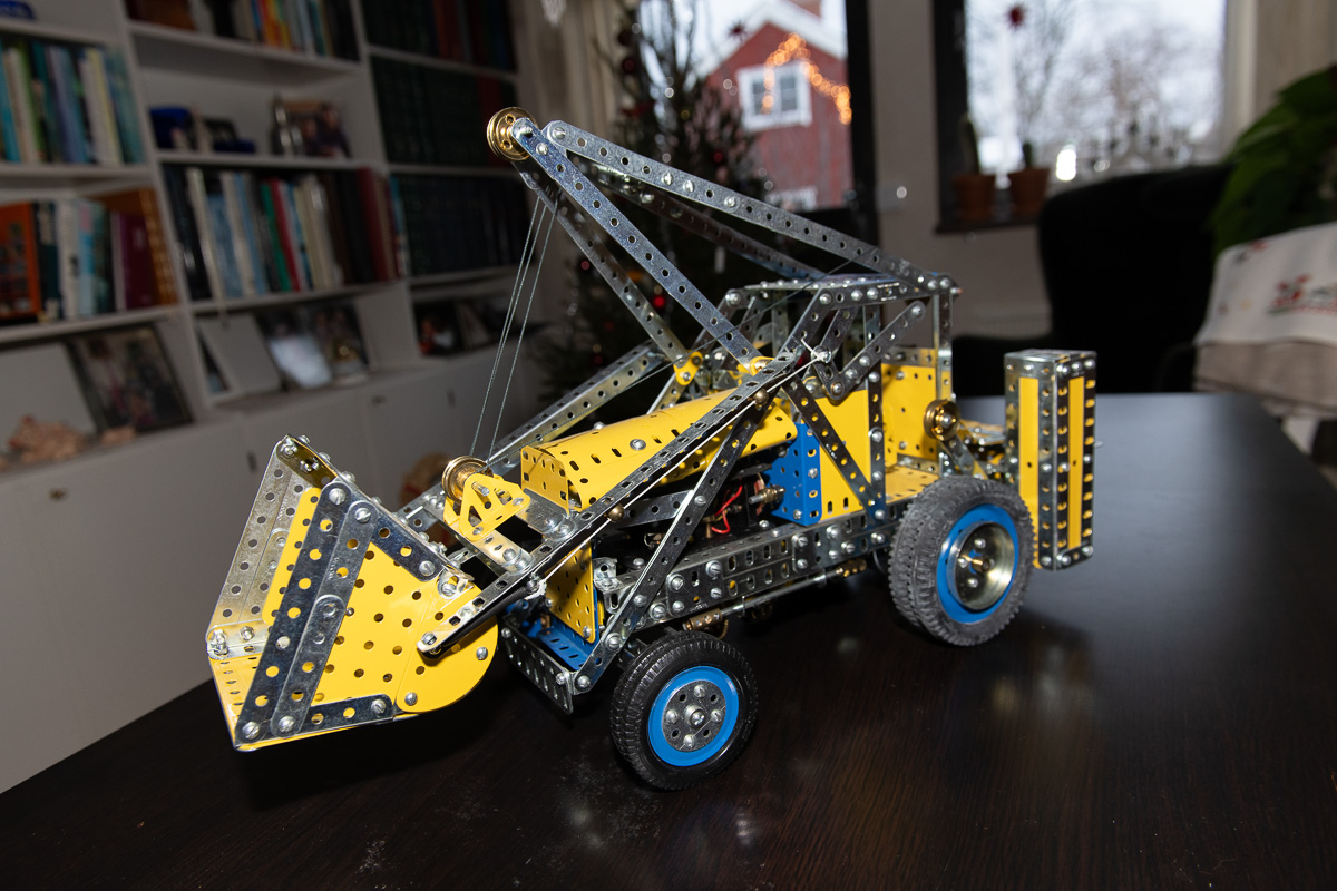 Meccanotraktor med låda 10