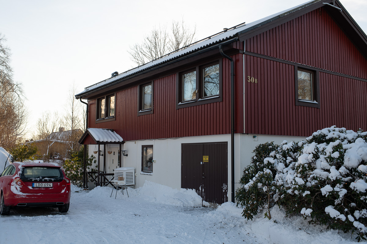 En vinterpromenad i Stuvsta