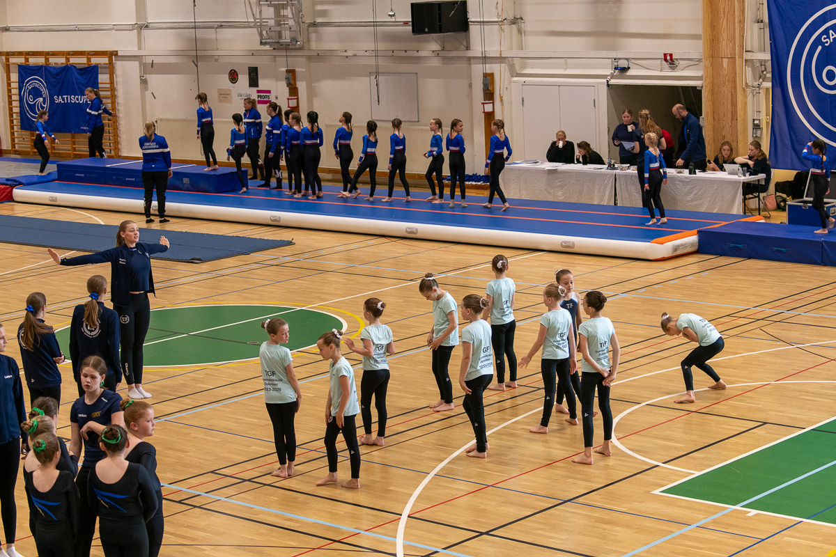 Gymnastiktävlingen Saltiskuppen i Nacka